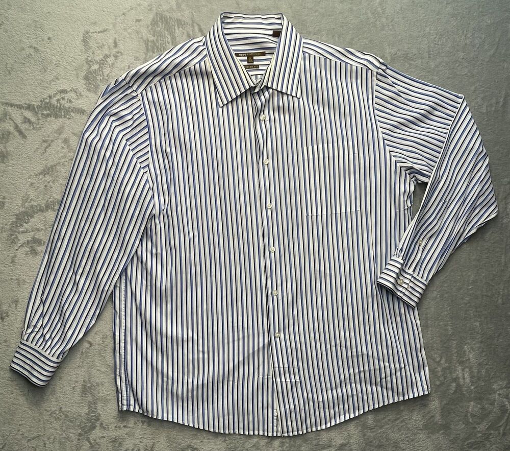 BCBG Men's Shirt XL Striped